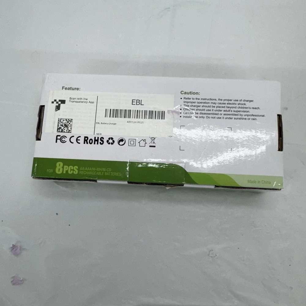 Lot EBL AA AAA 1100/ 2800mAh Ni-MH Rechargeable Batteries / 8-Slot Smart Charger